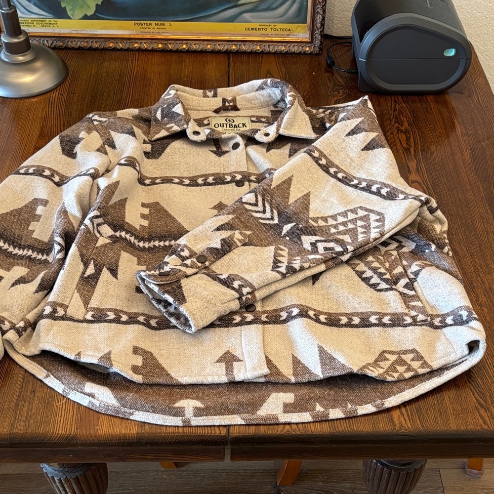 Outback Daphne Geometric Fleece Jacket